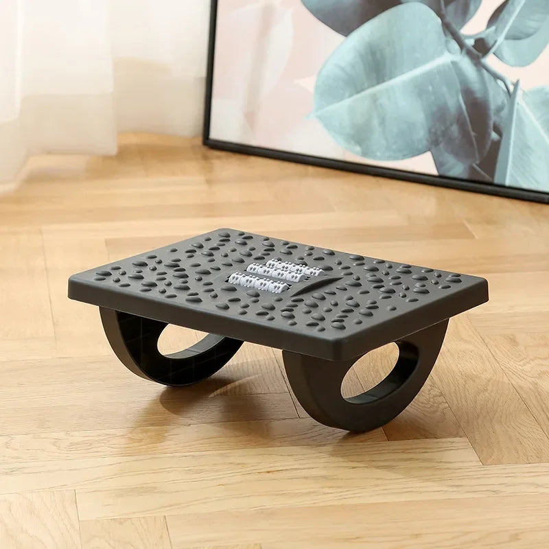 Portability Foot Rest Under Desk Footrest Ergonomic Foot Stool With Massage Rollers Foot Rest For Home Office Work